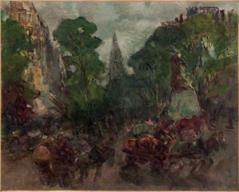 90 Constantin Kousnetzoff (1863-1936) Plac Republiki w Paryżu olej/płótno,