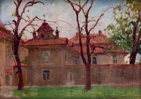 6 Bronisława Rychter-Janowska (1868-1953) Widok na klasztor Franciszkanów w Krakowie