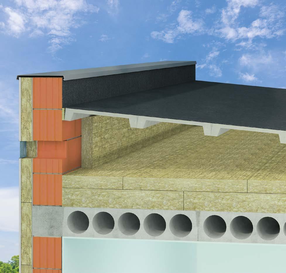 Ocieplenie dwudzielnego stropodachu wentylowanego o konstrukcji masywnej 1 2 m 3 4 5 6 1 Pokrycie dachu hydroizolacja 4 Płytki korytkowe 2 na ściankach ażurowych Wentylowana przestrzeń 3