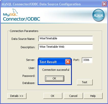 slika 6 6. Kliknite na gumb Test i pojavit će se poruka Connection successful. slika 7 7. Sada imate novi unos u prozoru System DSN. 4.