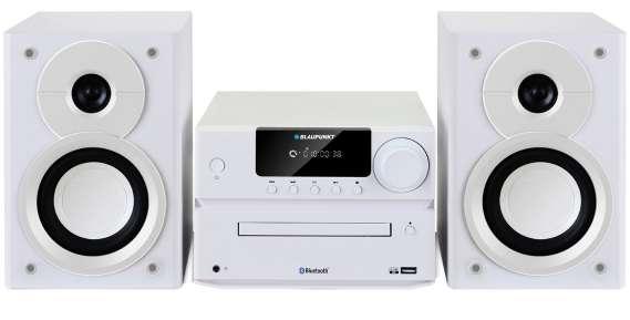 MS35BT Odtwarzacz CD z odczytem plików MP3 Obsługa formatów CD/-R/-RW/MP3 Bluetooth do bezprzewodowego odtwarzania muzyki ze smartfonów i tabletów Radio FM z cyfrową syntezą PLL i pamięcią 30 stacji