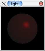 Przykład - czerwone światło lasera Czerwony Zielony Niebieski Alfa Odbłysków 0.99 0.0 0.0 1.0 Rozproszone 0.10 0.0 0.0 1.0 Otaczajace 0.05 0.0 0.0 1.0 Przygotowanie oświetlenia.