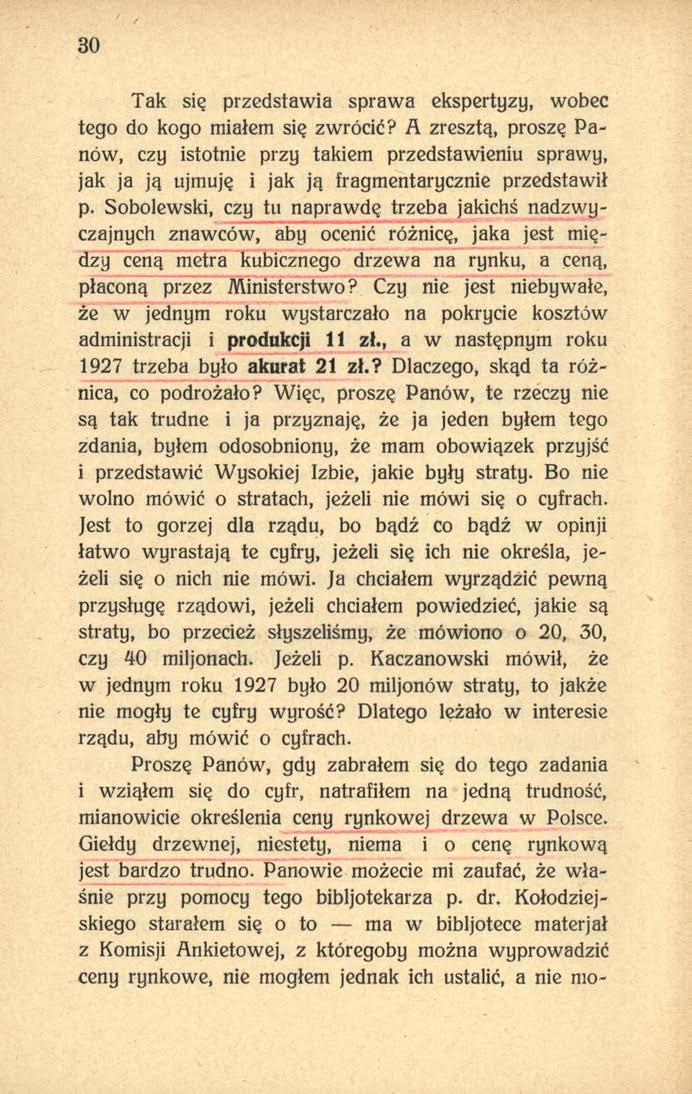 30 Tak się przedstawia sprawa ekspertyzy, wobec tego do kogo miałem się zwrócić?