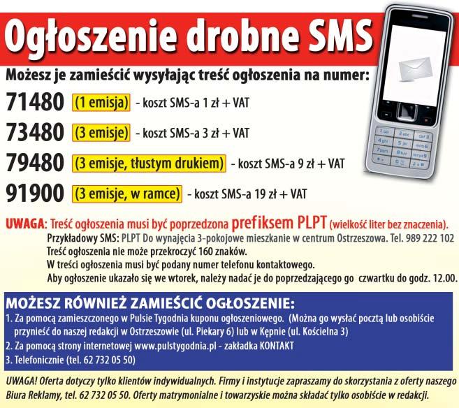 607 907 848 Sprzedam p³ugi 4 skibowe, sprowadzone z Niemiec, cena do uzgodnienia. Tel. 782 808 294 Sprzedam mini agregat do Ursus 360. Tel. 885 981 584 Sprzedam króliki. Tel. 725 477 553 Sprzedam prosiaki 10 sztuk, zarejestrowane.