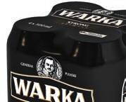 2,49/cena 1 4,98/l kup 4 za 8 40 WARKA STRONG 4 x 0,5 l