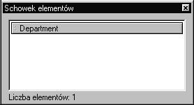 Edycja Wklej Miejsce przechowywania elementów: Schowek elementów menu: Widok Schowek elementów * W przypadku elementów są one usuwane, w