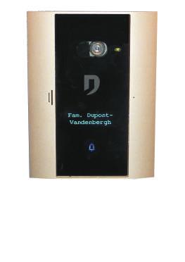 Wideodomofon DVIP01 Wideodomofon 1-abonentowy Wideo IP z kolorową kamerą yposażony w wyświetlacz OLED z edytowalnym opisem i jedn przycisk wywołania. Współpracuje z panelem dotykowym DTSC04.