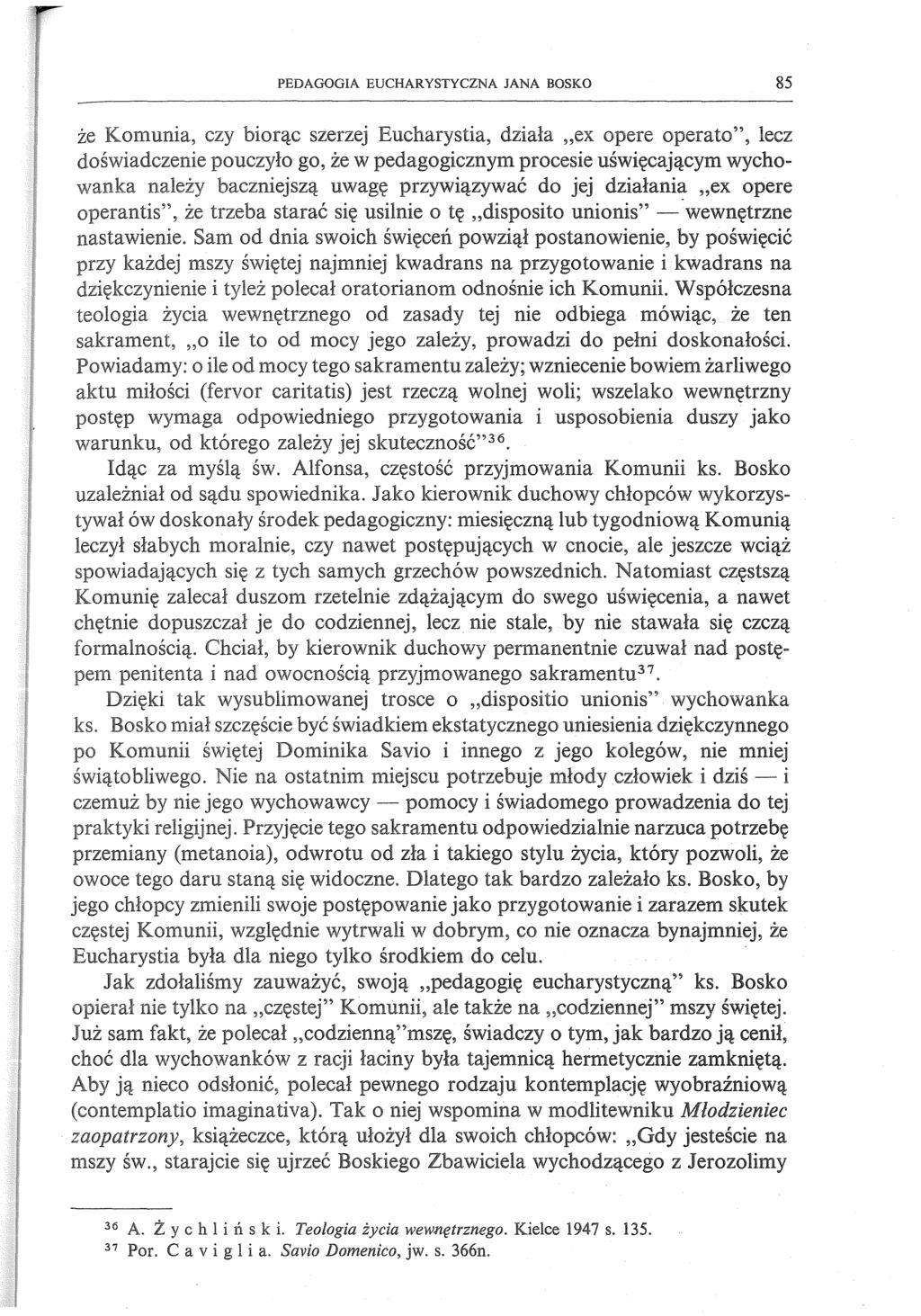 PEDAGOGIA EUCHARYSTYCZNA JANA BOSKO 85 36 y l ń s k i.