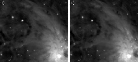 Filtr ten skanuje otoczenie każdego piksela określone za pomocą maski i zastępuje jego wartość luminancji wartością medianową (najbardziej prawdopodobną), dla wybranego maską obszaru.