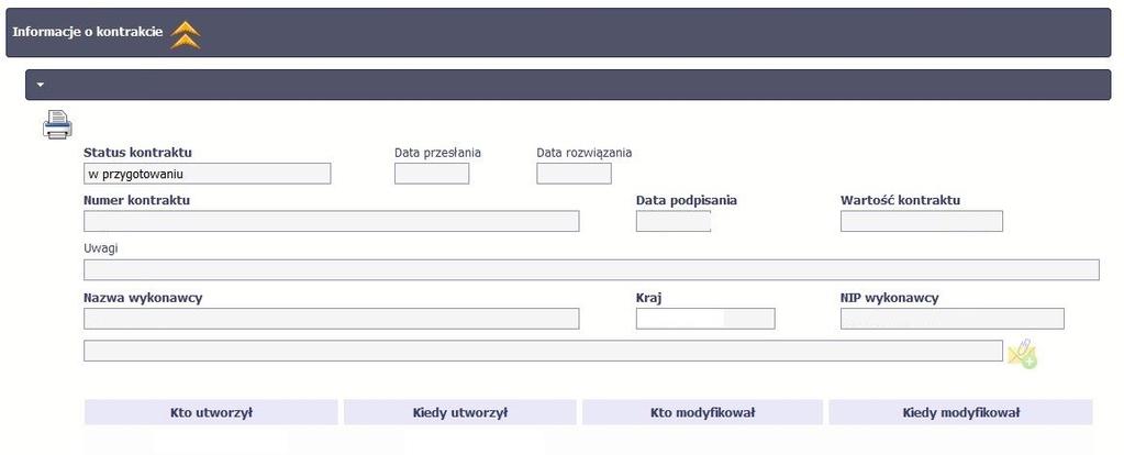 Zamówienia publiczne B Podpisano umowę z wykonawcą Ocena