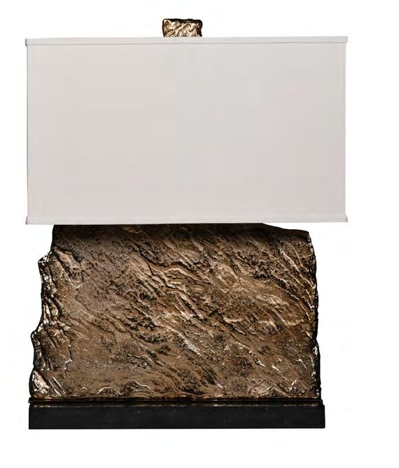 RT14360-N Finish: Gold Finish with Black Marble Base Size: 20 x 26 H Switch: 150 W 3-Way Shade: Natural Linen Size: 20 x 20 x 11.