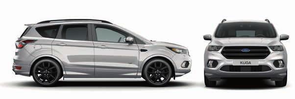 FORD KUGA Dane techniczne Masy (kg) 1.5 EcoBoost 120 KM, M6 FWD 1.5 EcoBoost 150 KM, M6 FWD 1.5 EcoBoost 150 KM, MMT6 FWD 1.5 EcoBoost 150 KM, A6 FWD 1.5 EcoBoost 176 KM, A6 AWD 2.