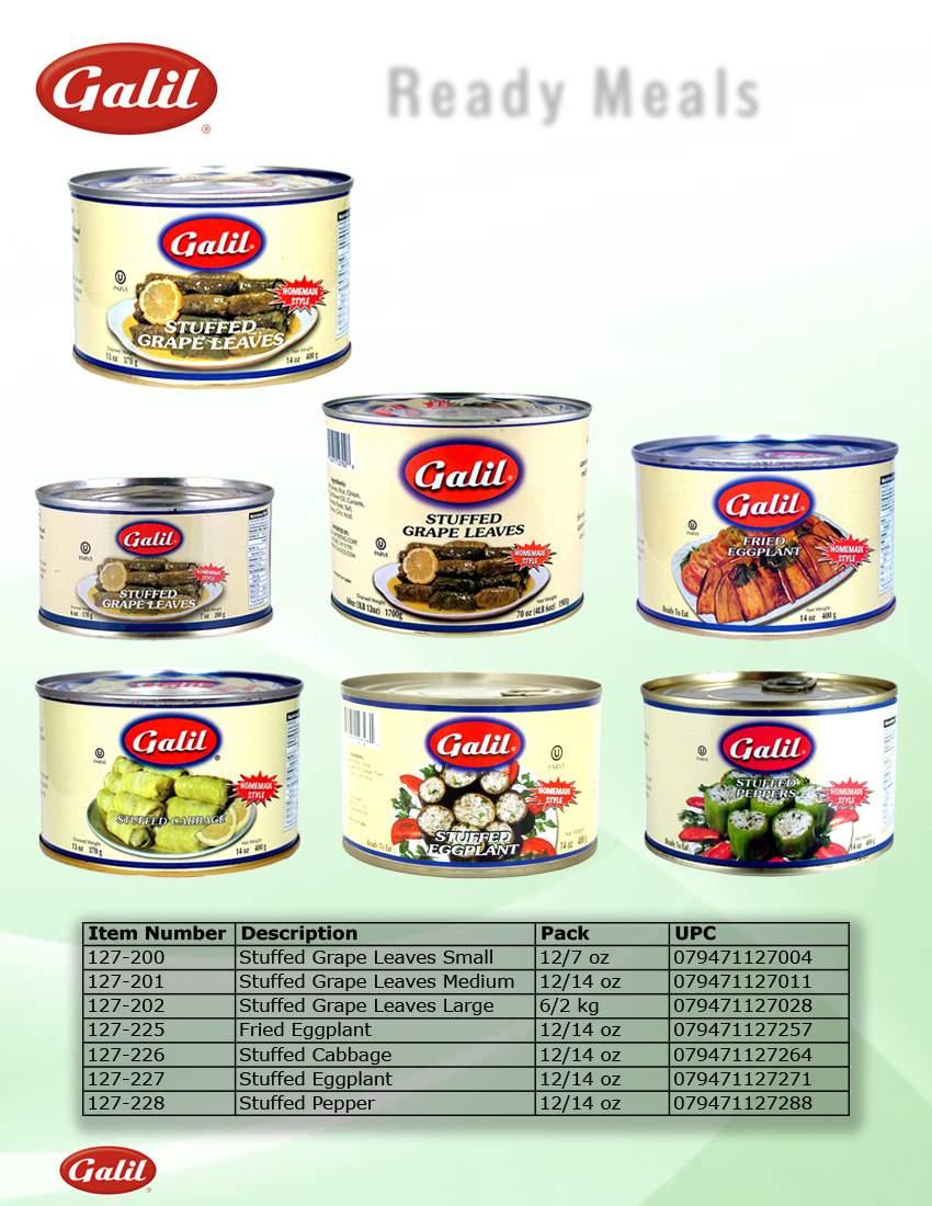 Galil Ready Meals are a quick and delicious way to satisfy your greatest