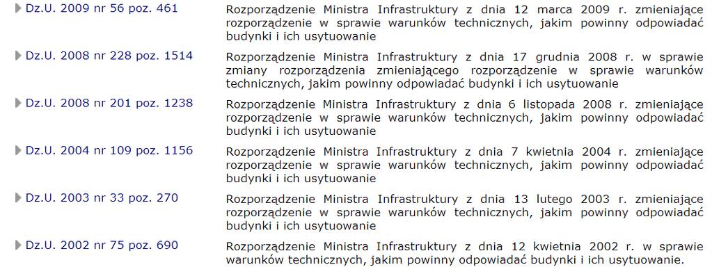 WARUNKI TECHNICZNE JAKIM POWINNY ODPOWIADAĆ BUDYNKI ROZPORZĄDZENIE MINISTRA TRANSPORTU, BUDOWNICTWA I GOSPODARKI MORSKIEJ z