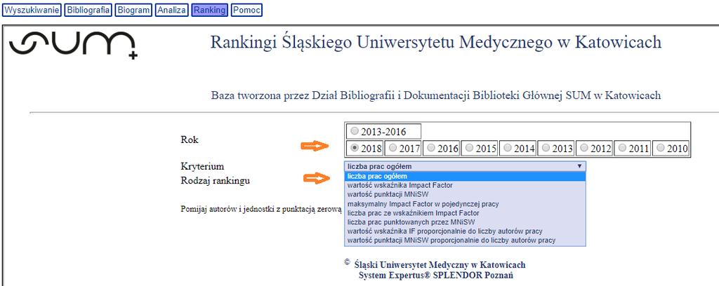 Rankingi liczba