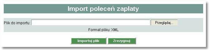 Rozdział 5 Opis f importu i eksportu danych Przycisk [Zapisz tylko poprawne przelewy] spowoduje zapisanie danych przelewów.