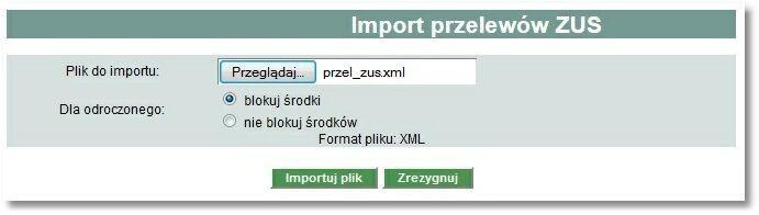 Rozdział 5 Opis f importu i eksportu danych Kliknięcie przycisku [Zapisz poprawne przelewy] spowoduje zapisanie danych.