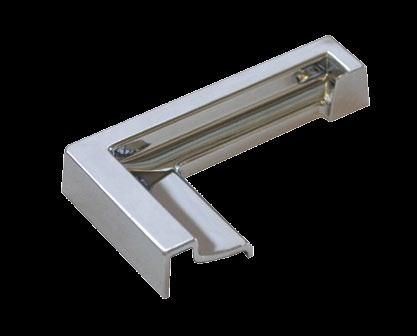 BUDRIO TGMP Próg aluminiowy Doorstep profile 33 ~6.5 12 ~11 2.2 8 10.5 15 0.
