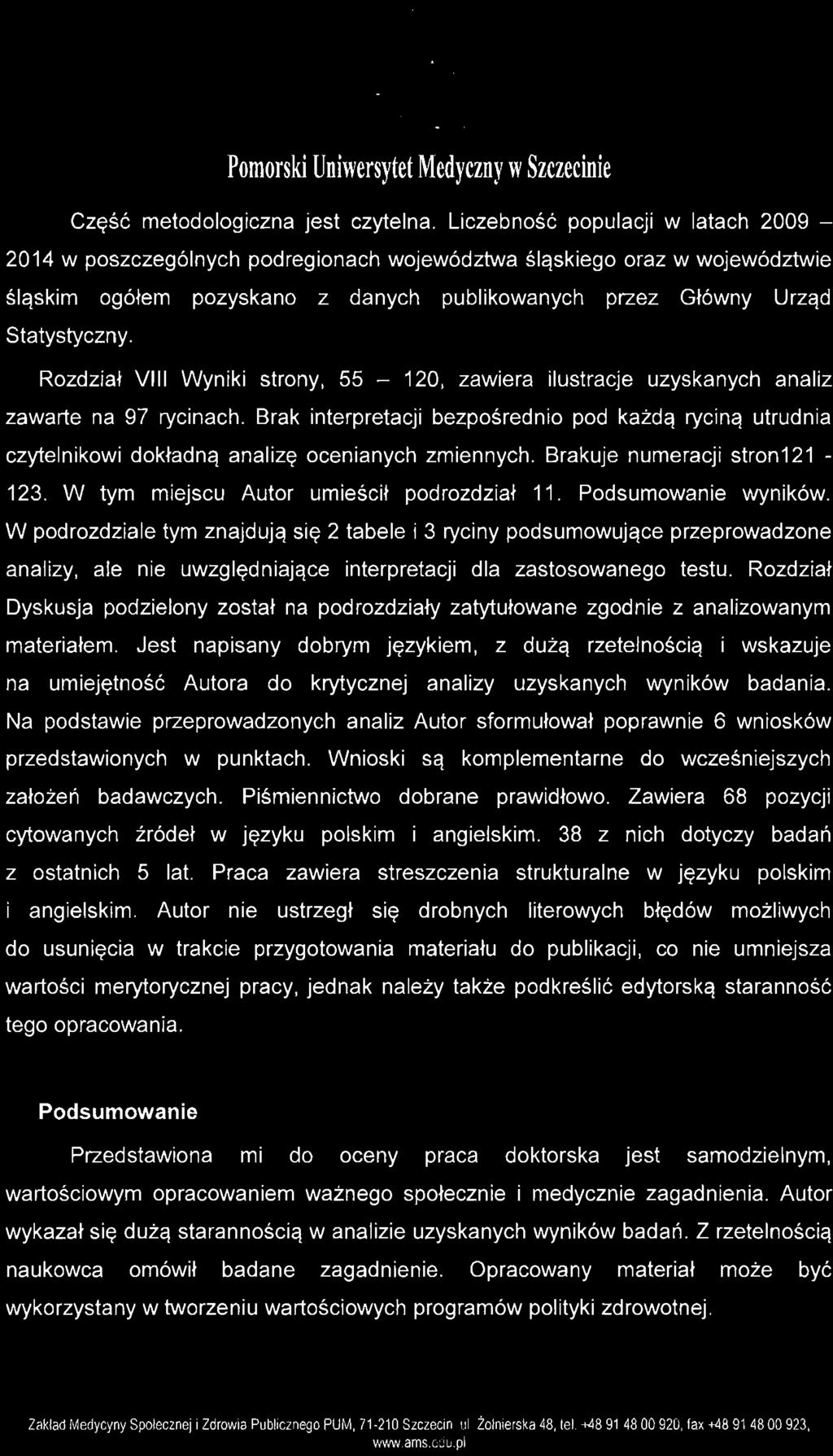 I~ I'. ":-'"...,J n 'U:':x~ V ' l ~i ' Część metodologiczna jest czytelna.