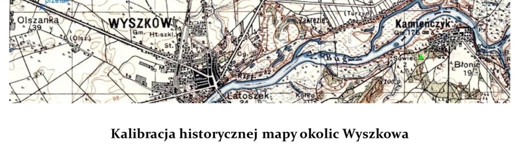 współrzędne geograficzne, wpasowując ją w dany układ współrzędnych jest