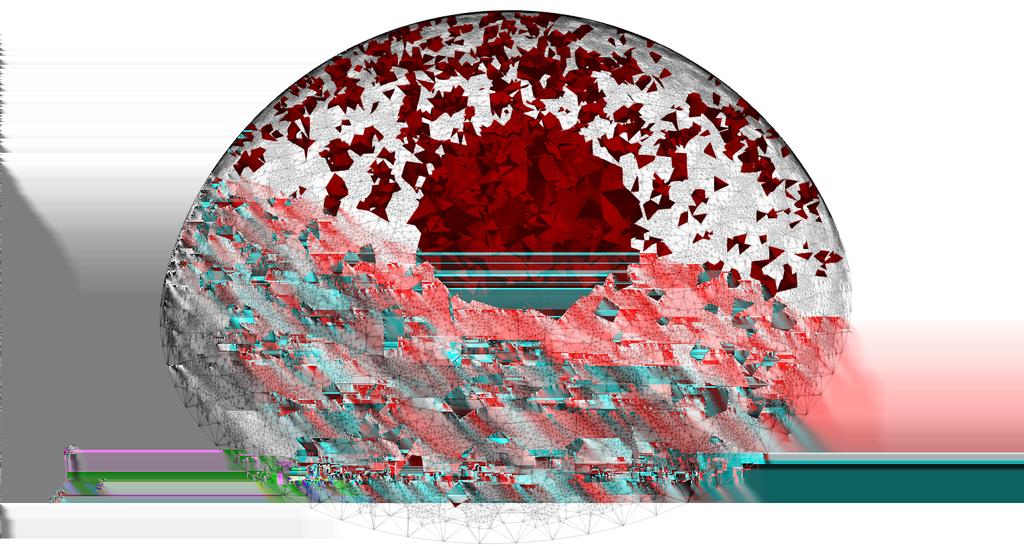 Experiment - nehomogenita Obra zek : Threshold filtr Re {γ} > 1.