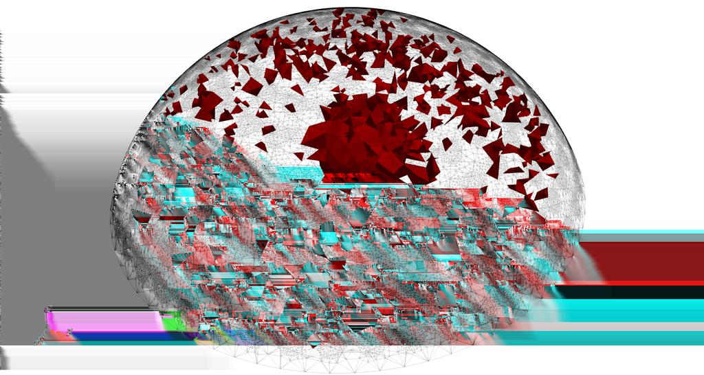 Experiment - nehomogenita Obra zek : Threshold filtr Re {γ} > 1.