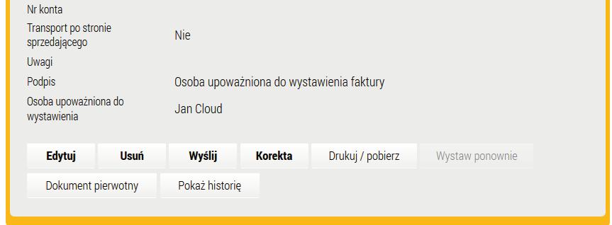 Dostępna jest ona po wejściu w szczegóły otrzymanego dokumentu. Nota korygująca jest dokumentem, który wystawia nabywca towarów lub usług do otrzymanej faktury, która zawiera błędne dane nabywcy.