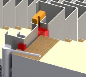 4 Zabezpieczenie górne Zabezpieczenie dolne 6 bolców antywyważeniowych Trzy zawiasy 3D z nasadką regulowane w trzech płaszczyznach Nasadka na zawias Klamka SIGMA, wkładka+wkładko-gałka system jednego