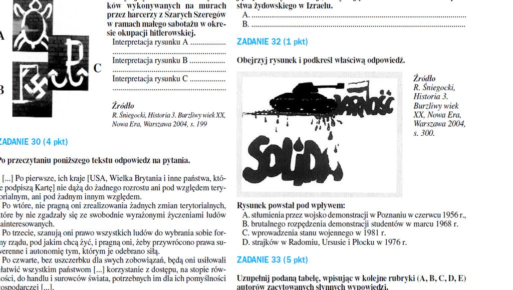 .. Zadanie 7 Obejrzyj rysunek i podkreśl właściwą odpowiedz. Rysunek powstał pod wpływem: A.