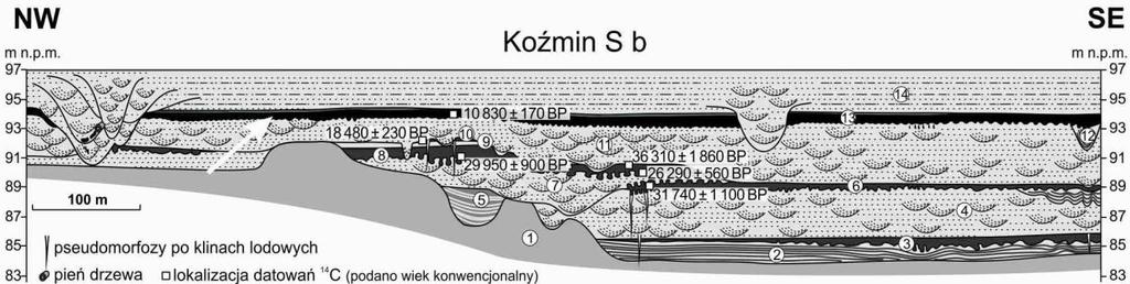 Klatkowa, 1995 opracowane na podstawie Petera (2002) Rys. 2.