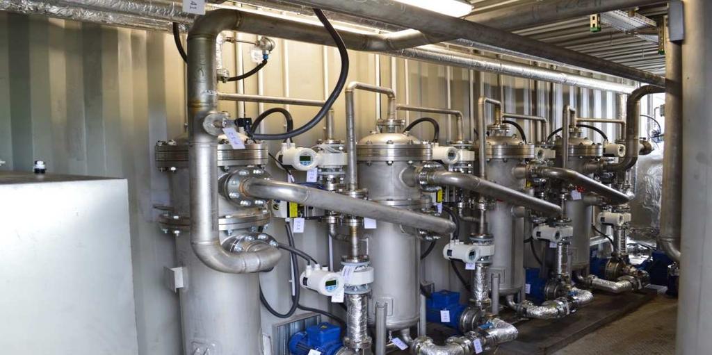 Układ wzbogacania biogazu na bazie metody reaktora SFR (ang.