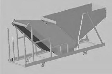 2/2012 Technologia i Automatyzacja Montażu Nad całością modułowego systemu transportu tub od wtryskarek do buforów silosów oraz zapełnieniem silosów sprawuje kontrolę nadrzędny układ sterowania w