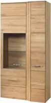 Locarno LOCARNO 10 witryna 1-drzwiowa L 68 x 200 x 43 cm 1 door display unit (optional lighting p.