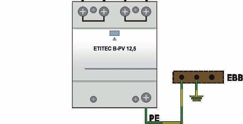 Ograniczniki przepięć ETITEC - PV do ochrony instalacji PV Algorytm doboru ograniczników przepięć Dobór ograniczników przepięć ETITEC PV Definicja danych modułu PV: - Uoc stc napięcie obw.