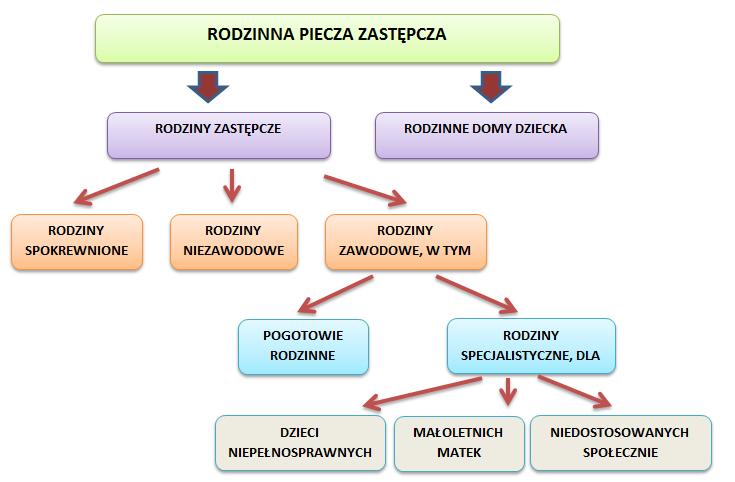 rodzeństwem dziecka) lub rodziny zastępczej zawodowej 5.