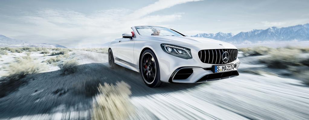 Przejaw intensywności. Mercedes-AMG Klasy S Kabriolet Każdy samochód Mercedes-AMG to niezwykłe arcydzieło o wyjątkowym charakterze, które łączy jedno: ich nieposkromiony, sportowy duch.