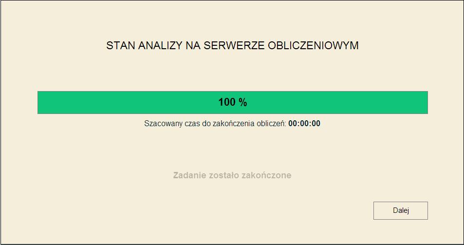 Rysunek 6 Okno parametrów propagacyjnych dla wybranego zalecenia. 2.6. Obliczenia Po uzupełnieniu wszystkich niezbędnych parametrów należy uruchomić obliczenia poprzez przycisk Wykonaj obliczenia.