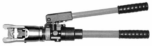 Narzędzia Rozdział IV Praska hydrauliczna HU 137 Praska hydrauliczna przeznaczona jest do zaciskania złączek i końcówek aluminiowych i miedzianych.