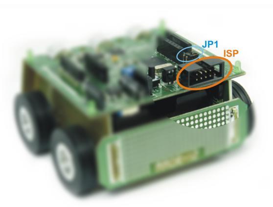 8. Programowanie robota przez złącze ISP Robot MAOR-12T może być także programowany przez bardziej zaawansowanych użytkowników za pomocą złącza ISP.
