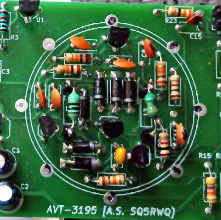 Modułowy odbiornik nasłuchowy na pasma 80 m i 40 m Dosia. Moduł VFO Fotografia 4.