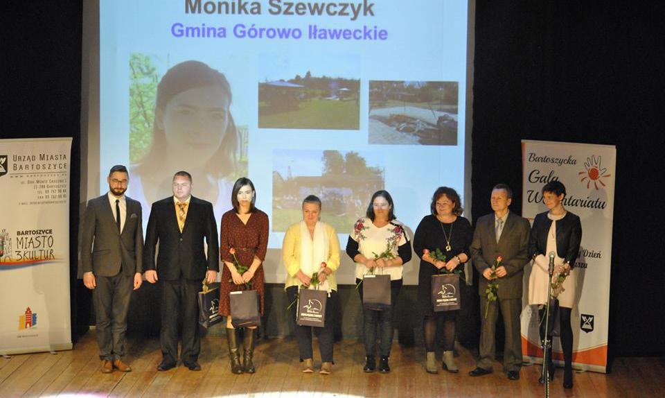Życie Gminy Górowo Iławeckie 15 Wolontariusze roku 2018 Podczas uroczystej Gali Wolontariuszy 2018 w Bartoszyckim Domu Kultury uhonorowano ludzi gorących serc z terenu powiatu bartoszyckiego.