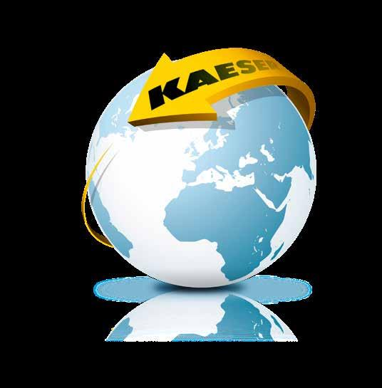 Na całym świecie jak w domu KAESER KOMPRESSOREN, jako jeden z wiodących producentów sprężarek i dostawców systemów sprężonego powietrza, jest obecny na całym świecie.