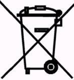 Symbol przekreślonego kosza na śmieci na produkcie lub jego opakowaniu oznacza, że produktu nie wolno wyrzucać do zwykłych pojemników na odpady.