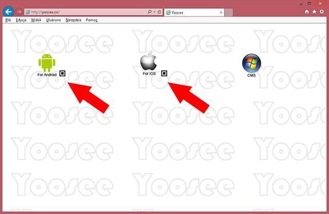 - poprzez zeskanowanie kodu QR na opakowaniu - ze strony internetowej: http://www.yoosee.