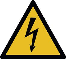 Wskazówki bezpieczeństwa Niebezpieczeństwa wywołane energią elektryczną NIEBEZPIECZEŃSTWO Porażenie prądem Obrażenie ciała, które może doprowadzić do śmierci Prace przy wyposażeniu elektrycznym może