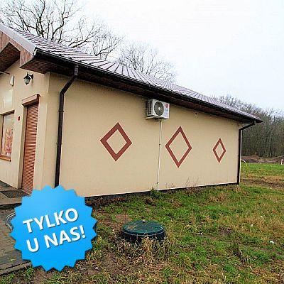 506444727 Budynek wybudowany 7 lat temu w skład którego wchodzi sala sprzedażowa 40m², pomieszczenie gospodarcze 20m² oraz