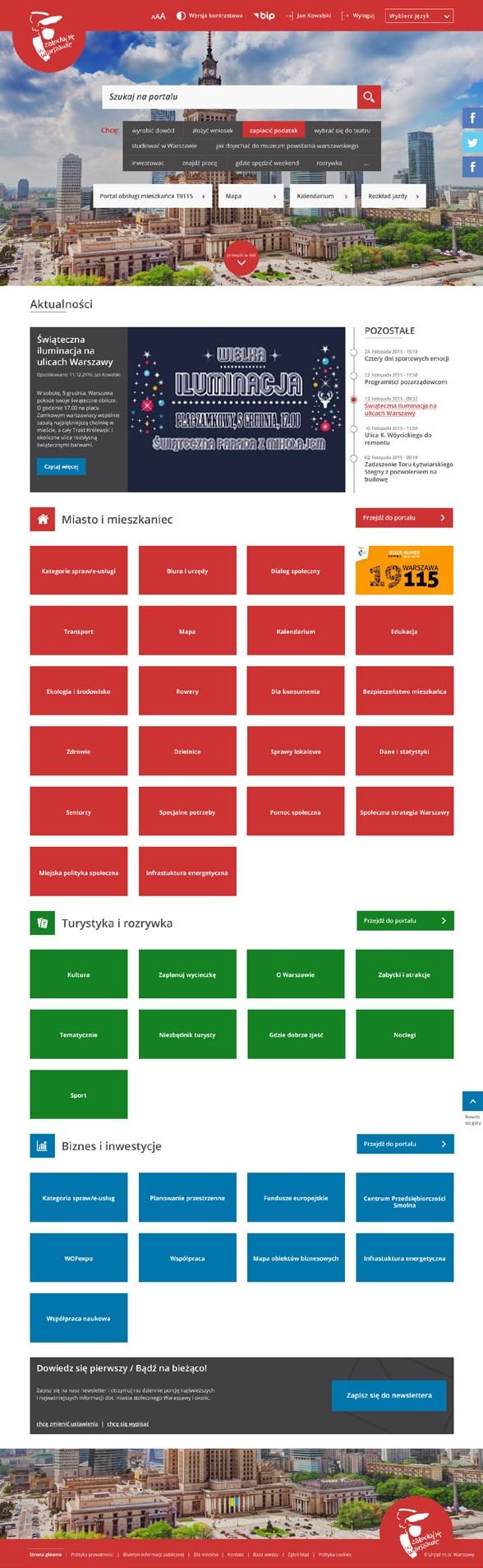 Strona 3 Miasta Stołeczne Warszawa - Księga Identyfikacji Wizualnej Portalu Miejskiego WPROWADZENIE - Podstawowe definicje Dokument opisuje graficzną str