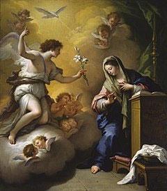 The Annunciation of the Lord Solemnity The Feast of the Annunciation, commemorates the visit of the archangel Gabriel to the Virgin Mary, during which he informed her that she would be the mother of