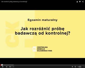 Filmy edukacyjne Tytuły filmów: Jak odróżnić próbę badawczą od kontrolnej? Jak prawidłowo zaplanować próbę kontrolną? Jak odróżnić konwergencje od dywergencji?