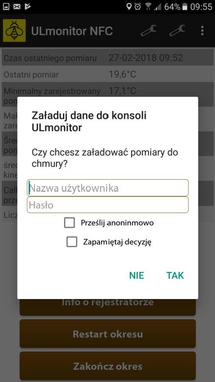 Instalacja aplikacji ULmonitor NFC Aplikację można pobrać ze strony www.ulmonitor.pl lub ze sklepiku Google.
